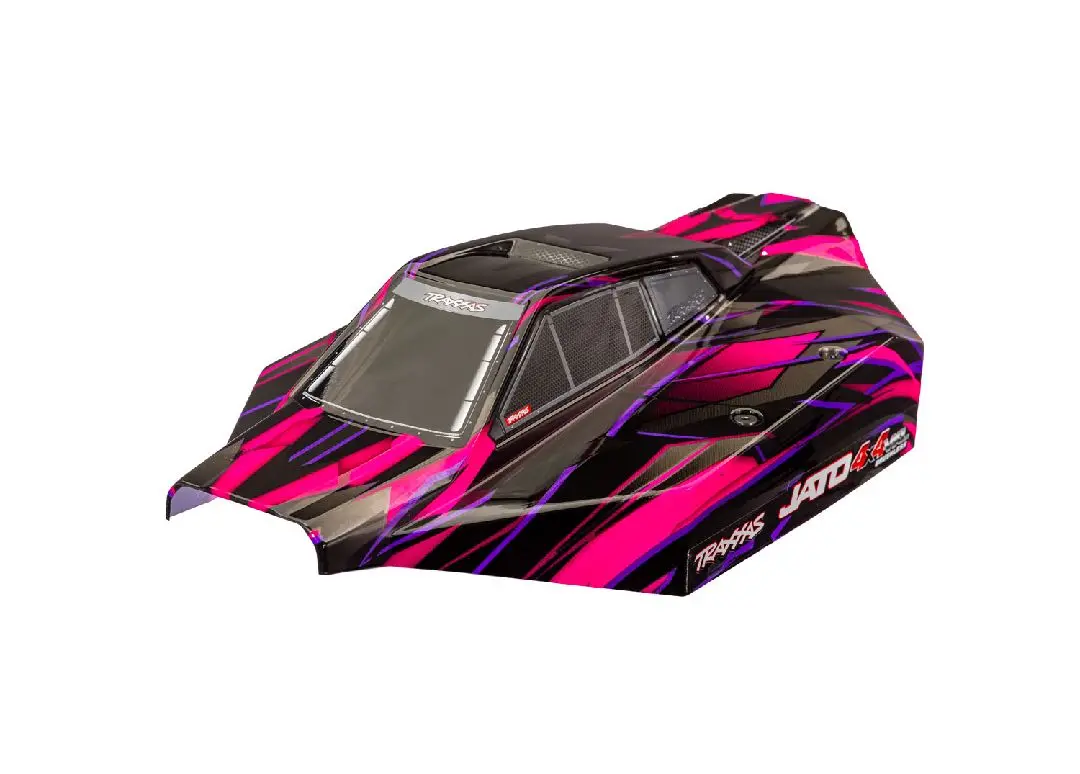 9060-Pink Traxxas Body, Jato 4X4 Vxl, Pink (Painted, Decals Applied) 1