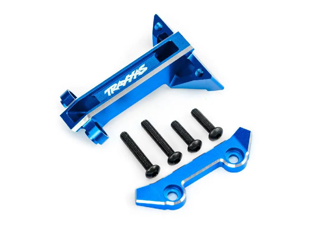 9061-Blue Traxxas Blue Aluminum Front Shock Tower Brace 1