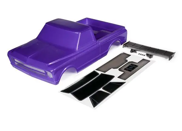 9411P Traxxas Body, Chevrolet C10 (Purple) (Includes Wing & Decals)  9411P 1