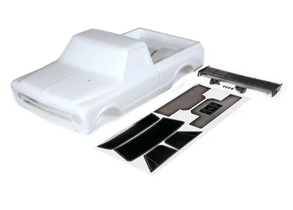 9411T Traxxas Body, Chevrolet C10 (White) (Includes Wing & Decals) 9411T 1