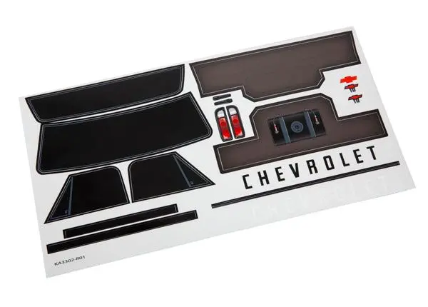 9413 Traxxas Decal Sheet, Chevrolet C10 1