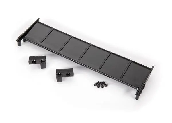 9414 Traxxas Wing, Chevrolet C10/ Support/ Side Plates (Left & Right) 9414 1