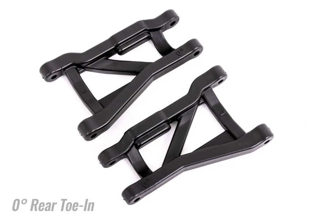 9431 Traxxas Suspension Arms, Black, Rear, Heavy Duty, 1° Toe (2) 1