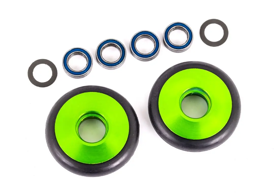 9461G Traxxas Wheels, Wheelie Bar, 6061-T6 Aluminum Green 1