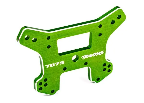 9638G Traxxas Shock Tower, Rear, 7075-T6 Aluminum (Green-Anodized) 1