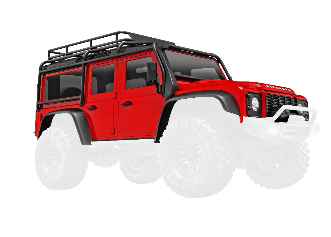 9712 Traxxas Body, Land Rover Defender, Complete Trx4m 1