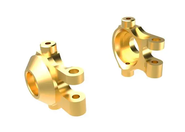 9737 Traxxas Steering Blocks, Brass (7 Grams) (2) 1