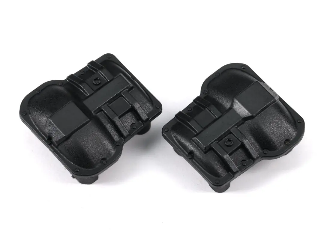9738 Traxxas Differential Cover, Front Or Rear (Black) (2) 1