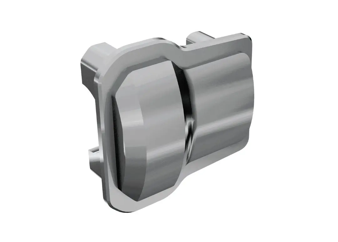9738 Traxxas Differential Cover, Front Or Rear (Grey) (2) 1
