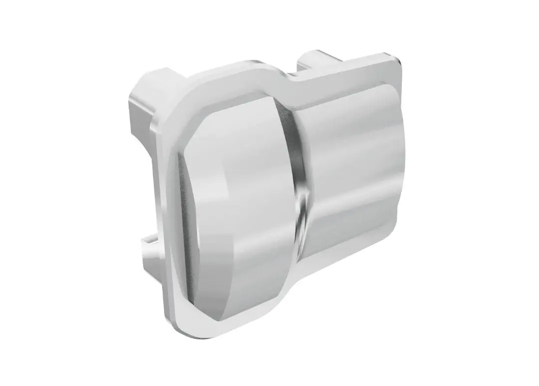 9738 Traxxas Differential Cover, Front Or Rear (Statin Chrome) (2) 1