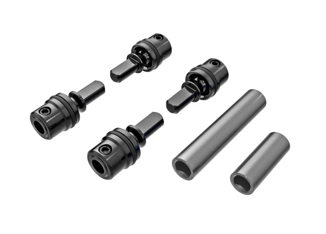 9751-Gray Traxxas Driveshafts, Center, Male (Metal) (4) Gray 1