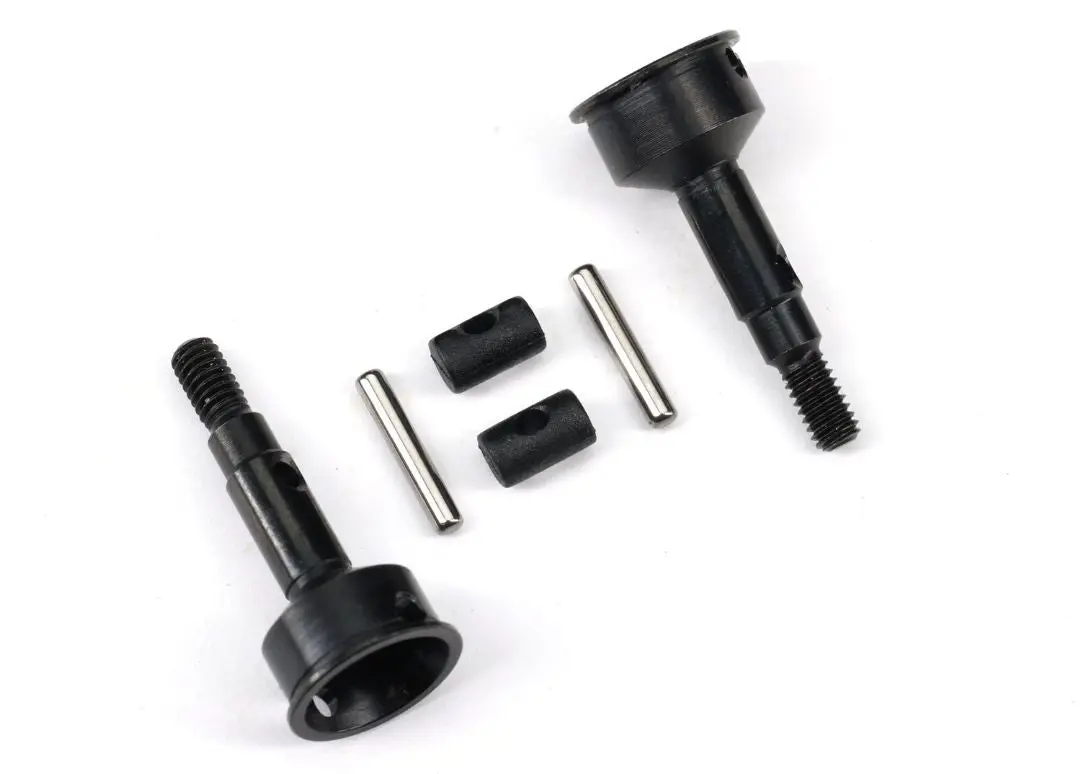 9753 Traxxas Stub Axle, Front (2)/ Cross Pins (2)/ Drive Pins (4) 1