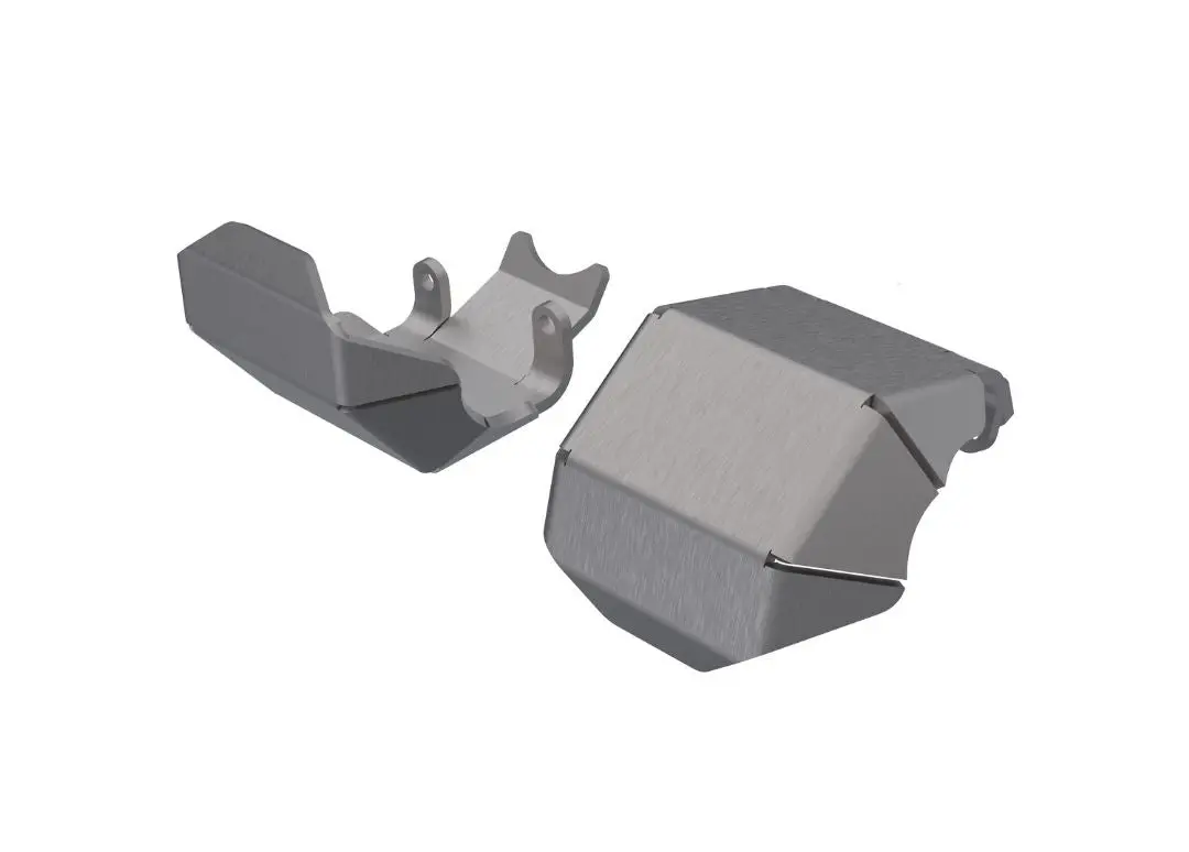 9765 Traxxas Skidplate, Axle, Front Or Rear (Stainless Steel) (2) 1