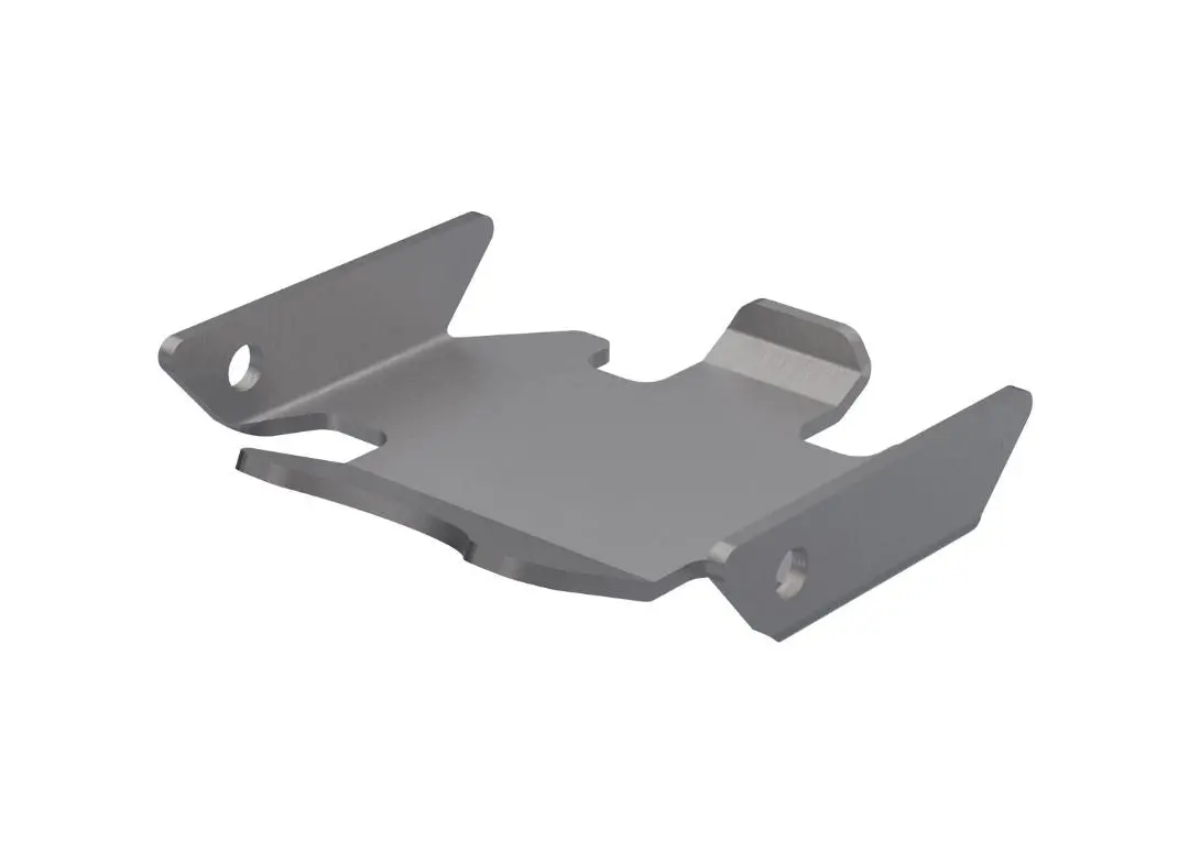 9766 Traxxas Skidplate, Chassis (Stainless Steel) 1