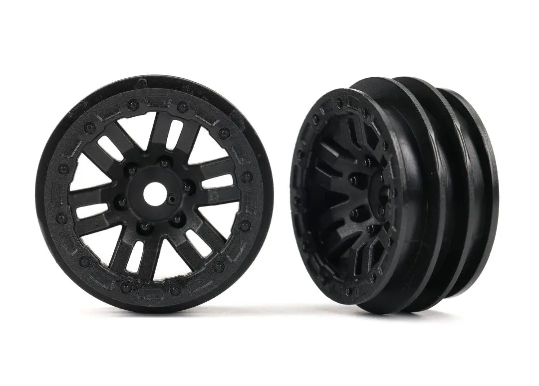 9768 Traxxas Wheels, 1.0" (Black) (2) 1