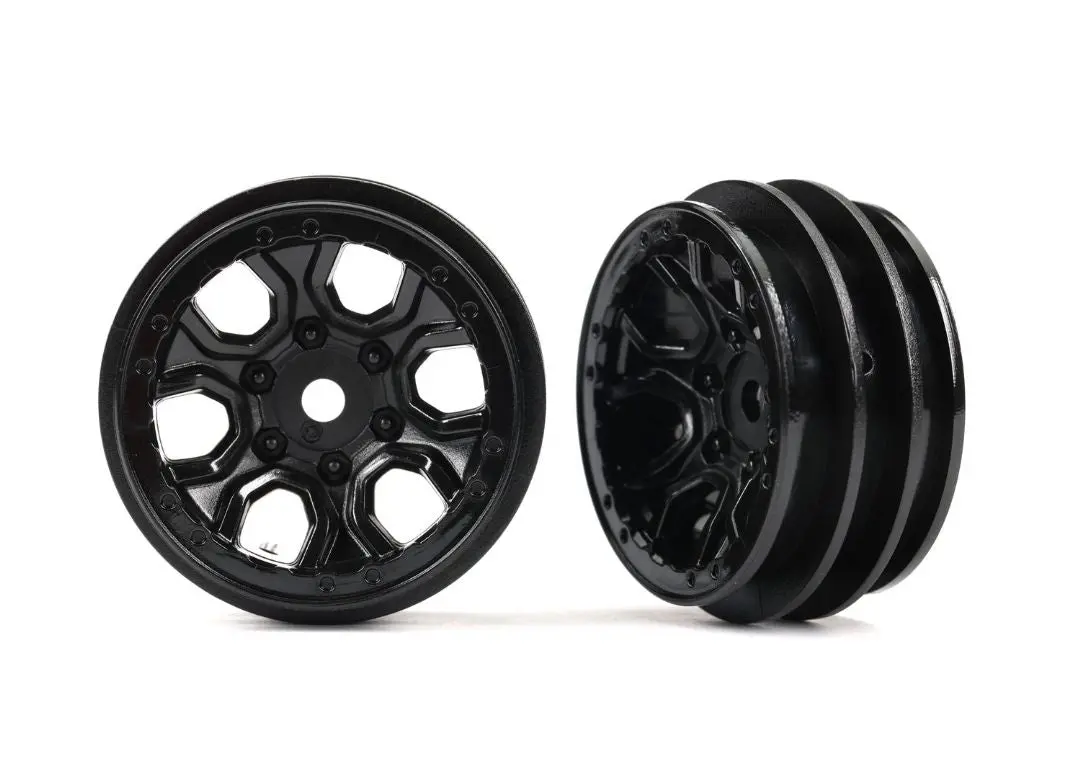 9770 Traxxas Wheels, 1.0" (Black) (2) 1