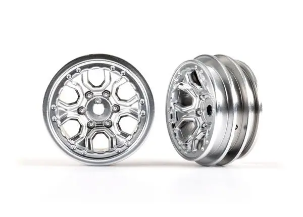 9770 Traxxas Wheels, 1.0" (Statin Chrome) (2) 1