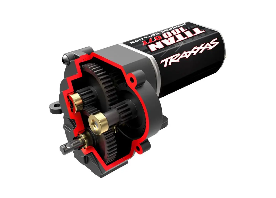 9791R Traxxas Transmission, Complete (Low Range (Crawl) Gearing) 1