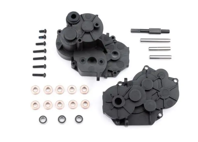 9889 Traxxas Gearbox Housing (Front & Rear) (For #9891 Transmission) 1
