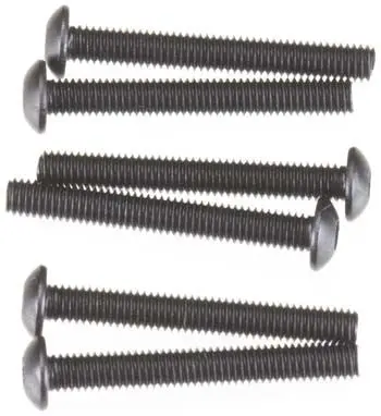 2591 Screws 3X23mm Button-Head Machine Hex Drive (6) 1