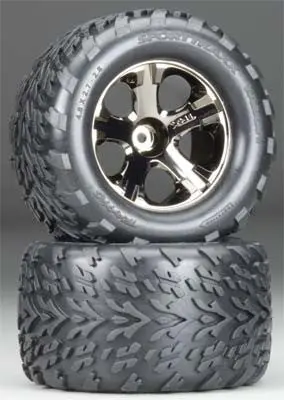 3669A All-Star Blk Chrm Whls Talon Tires 1