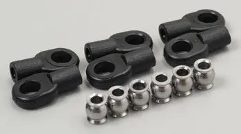 2742X Rod Ends, Short (6)/ Hollow Balls (6) 1