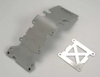 4938A Skid Plate Re Plastic Gray/Ss Plate 1