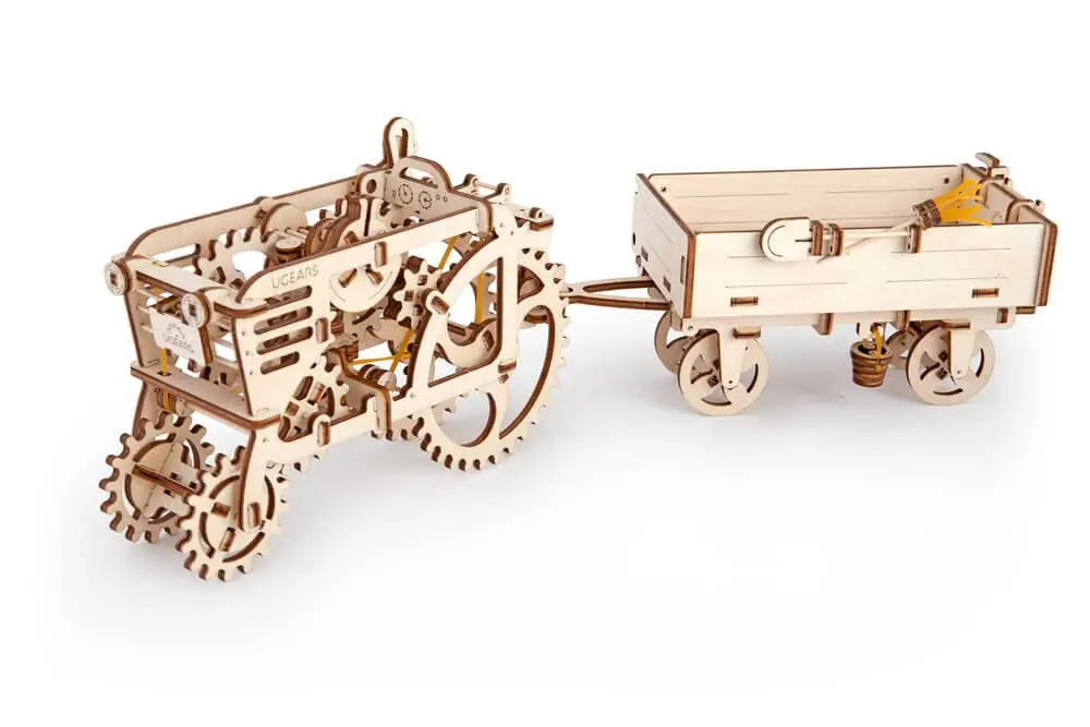 Ugears Tractor's Trailer - 68 Pieces (Easy) 1