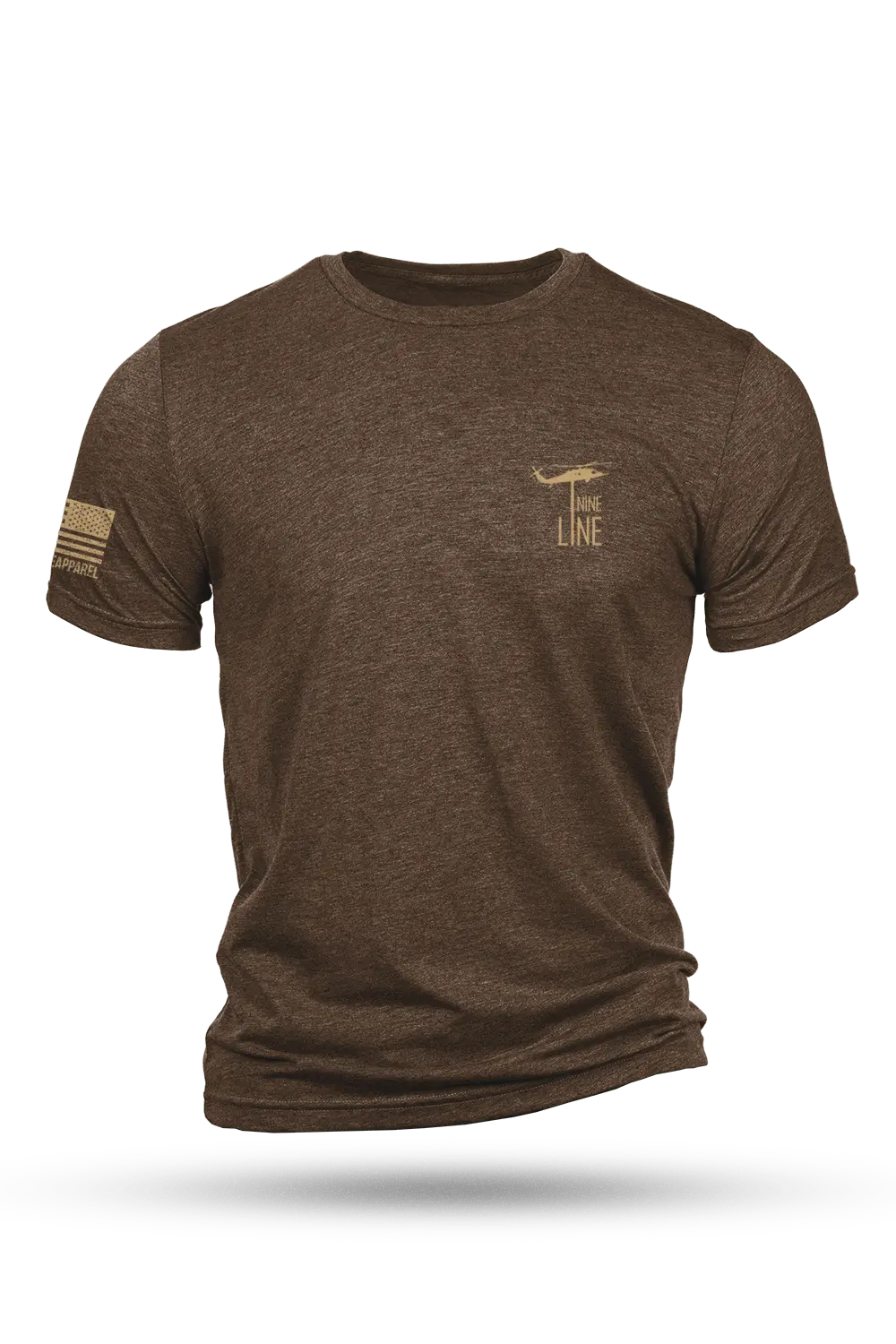 Tan Dropline Logo - T-Shirt 1