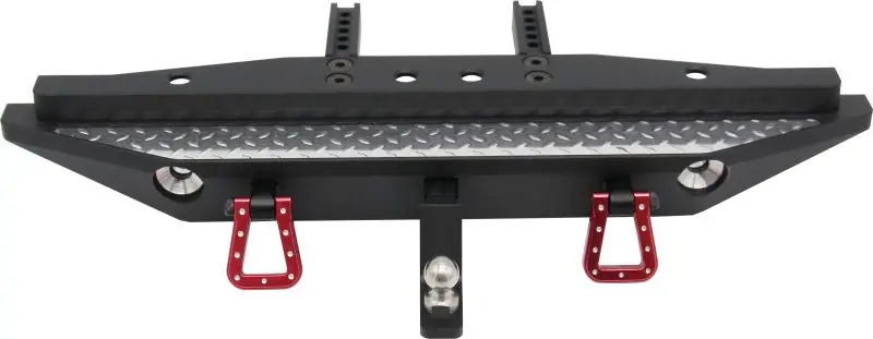 Trxf03erp01 Aluminum Diamond Rear Bumper (2) - Trx-4 1