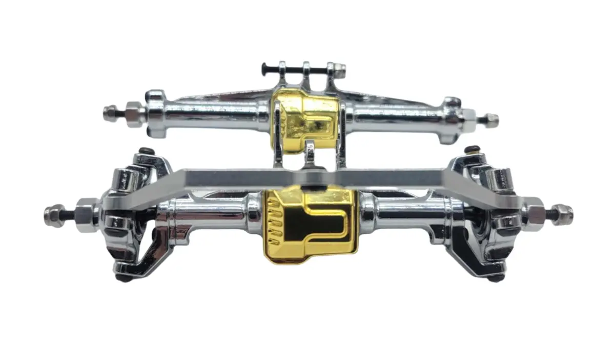 Wag Trxm-E Complete Front And Rear Axles For Trx-4M 1