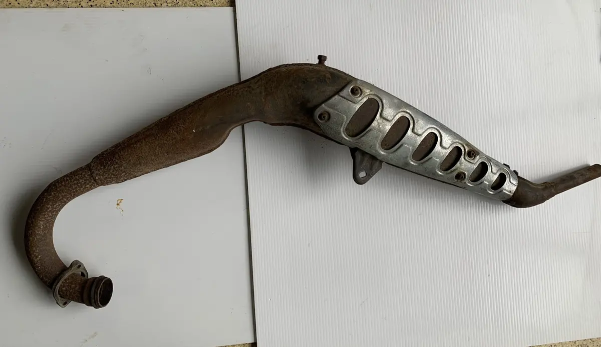Ts125 Exhaust Pipe Muffler 1