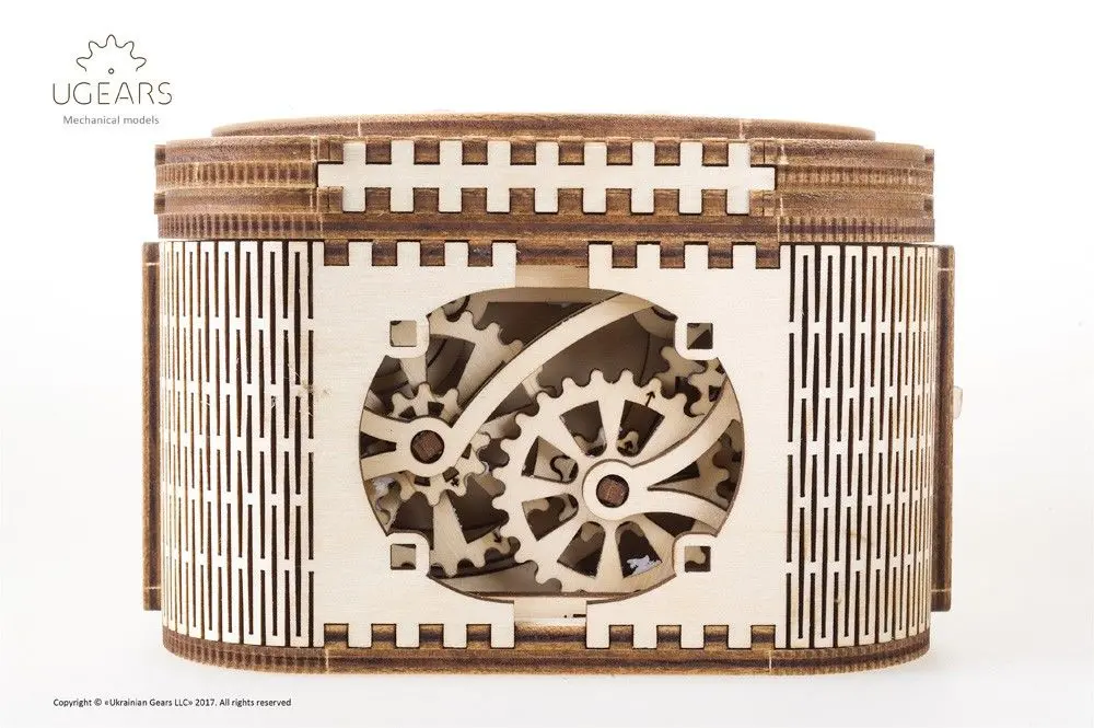 Ugears Treasure Box Model 190 Pieces 1