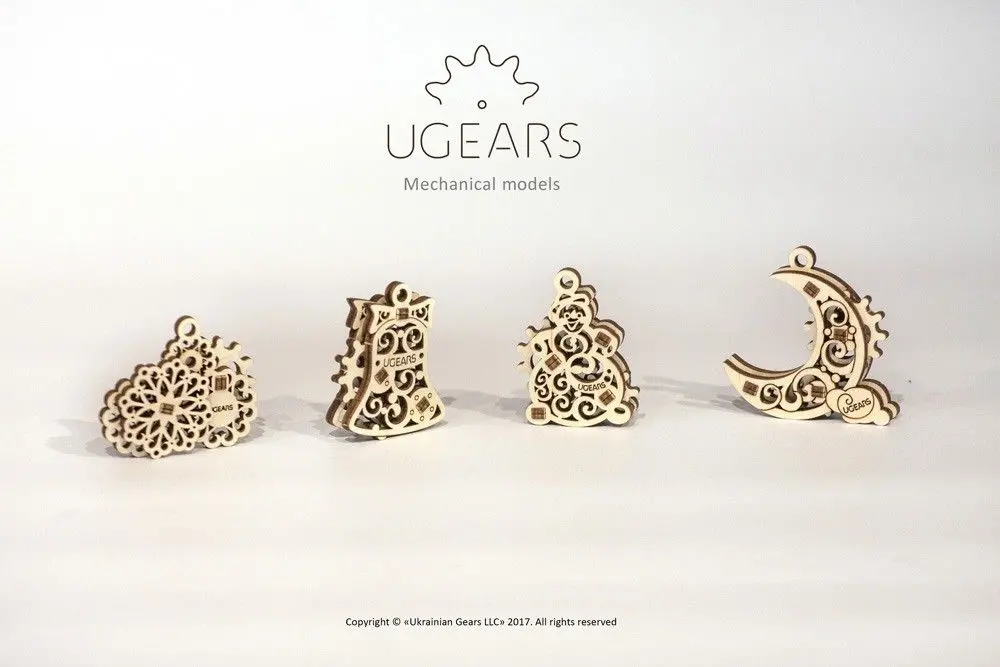 Ugears U-Fidget Gearsmas - 8 Pieces 1