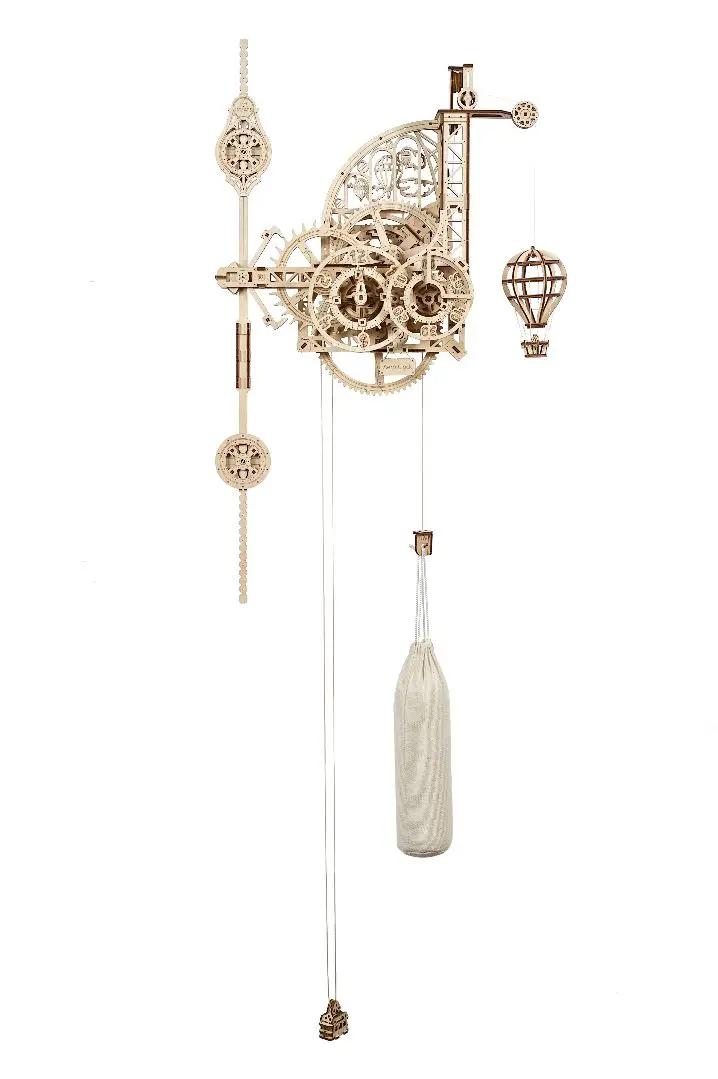 Ugears Aero Clock - Wall Clock With Pendulum - 320 Pieces 1