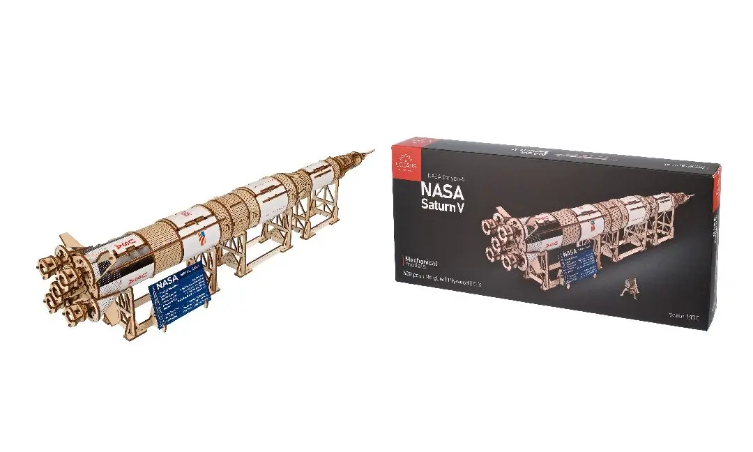 Ugr70257 Ugears Nasa Saturn V (New Model) - 500 Pieces 1