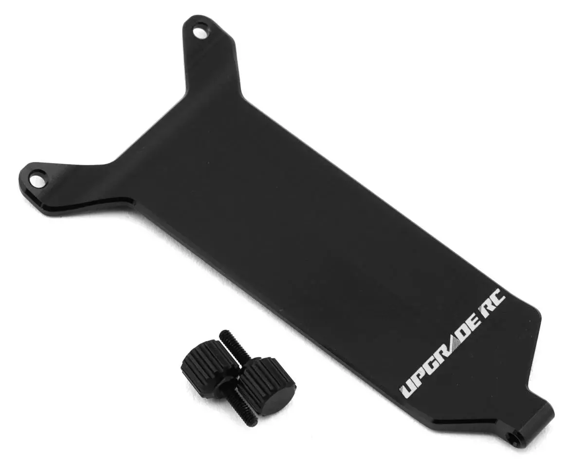 11022 Upgrade Rc Machined Aluminum Top Deck & Thumbscrews Set For Losi® Micro-B™ (Black) 1