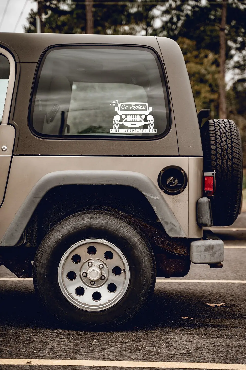 Vinyl Decal - Go Topless 1