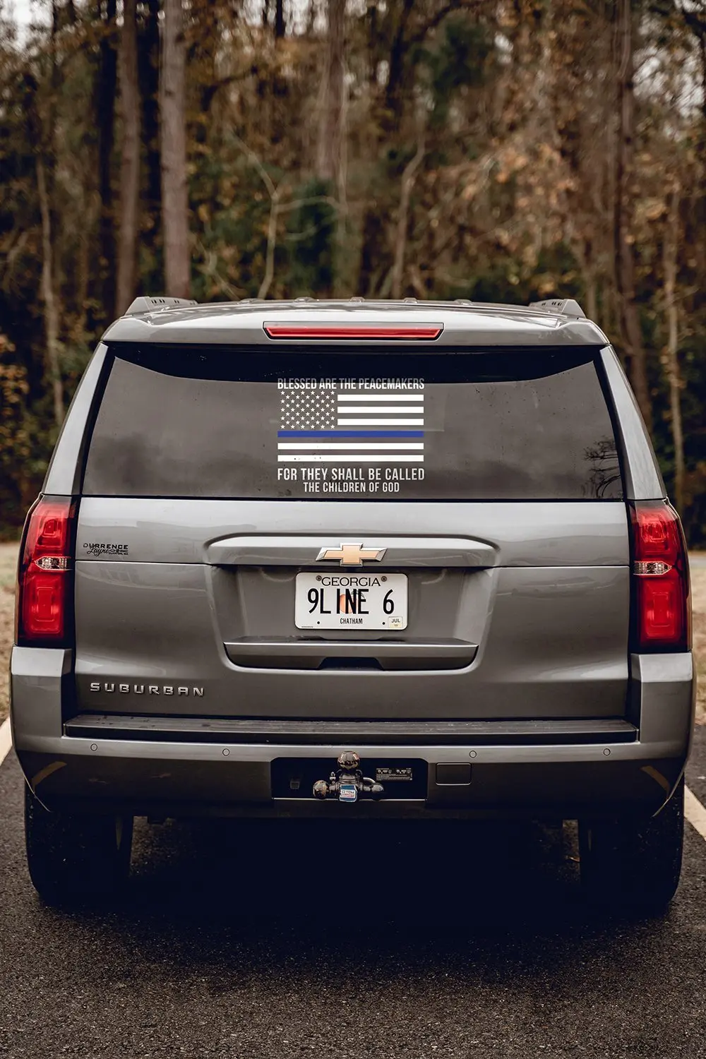Vinyl Decal - Thin Blue Line 1