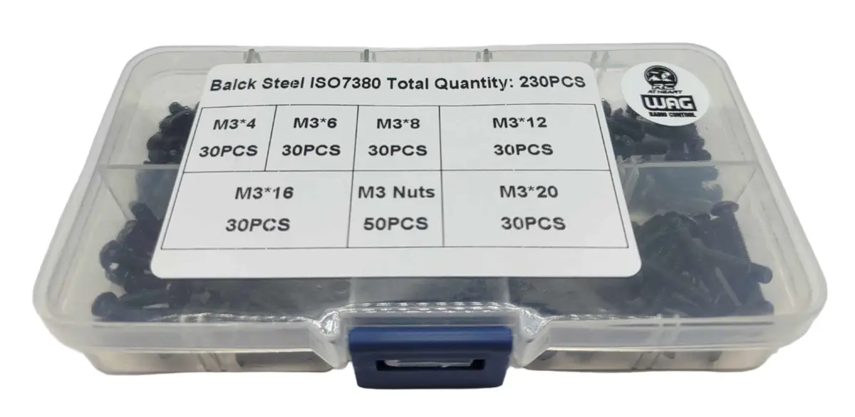 Vis-M3b Wag M3 Steel Screw Kit 1