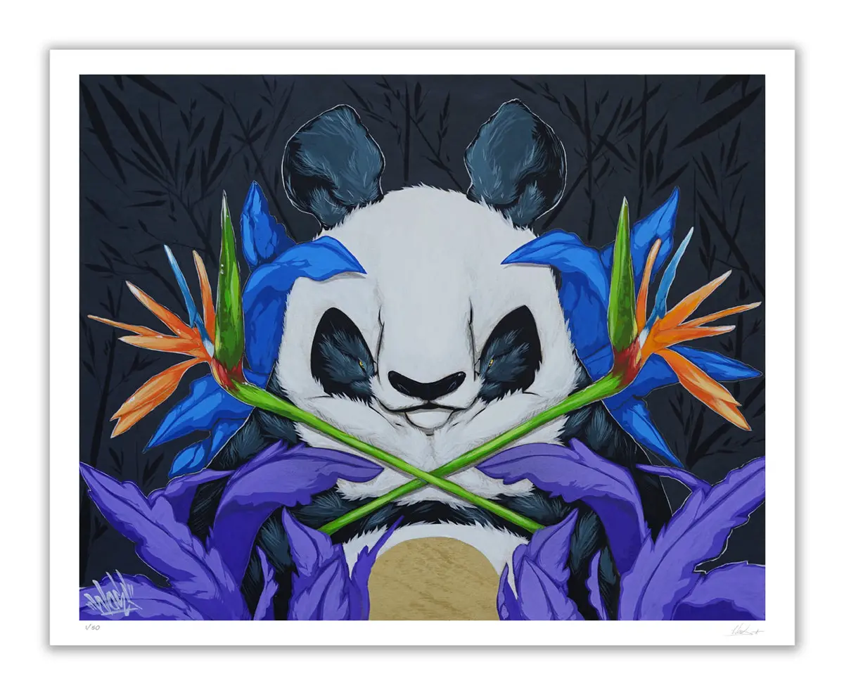 Aaron "Woes" Martin - "Woes In Paradise Ii" Giclee Print - 12" X 15" Main Edition 1