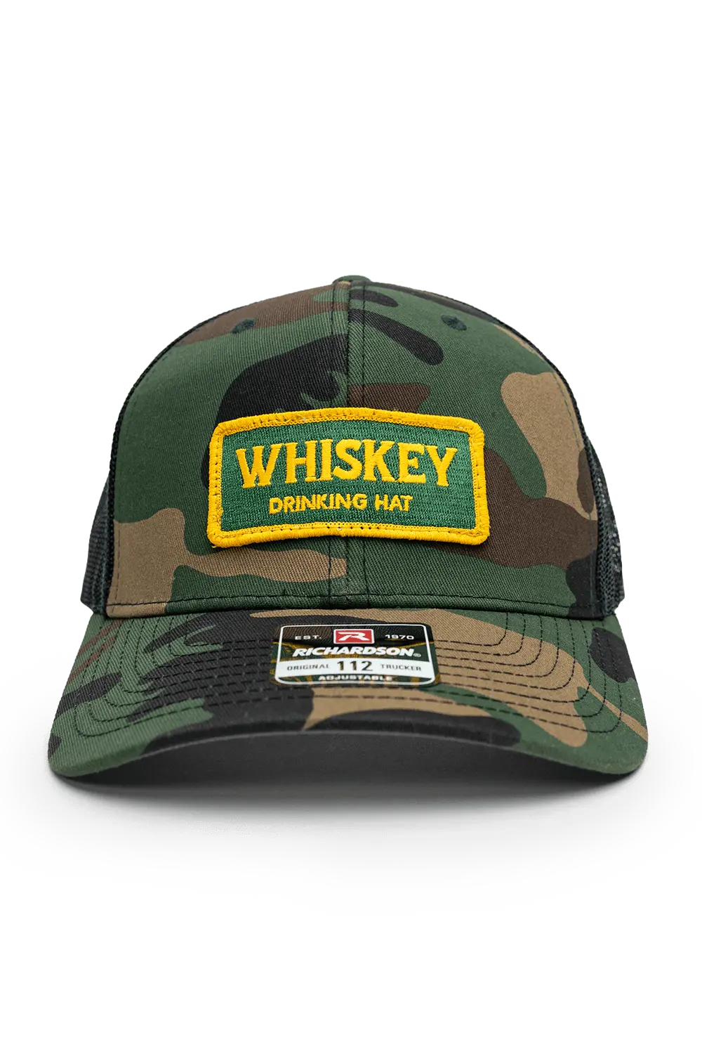 Whiskey Drinking Hat - 6-Panel Richardson Snapback Trucker Hat 1