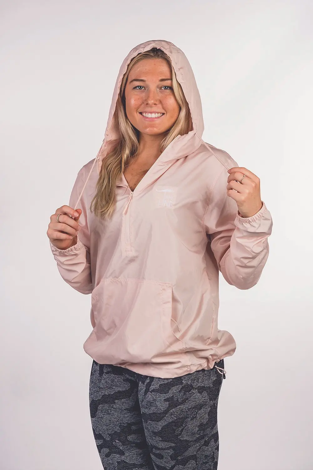 Women's Hooded 1/4 Zip Windbreaker 1