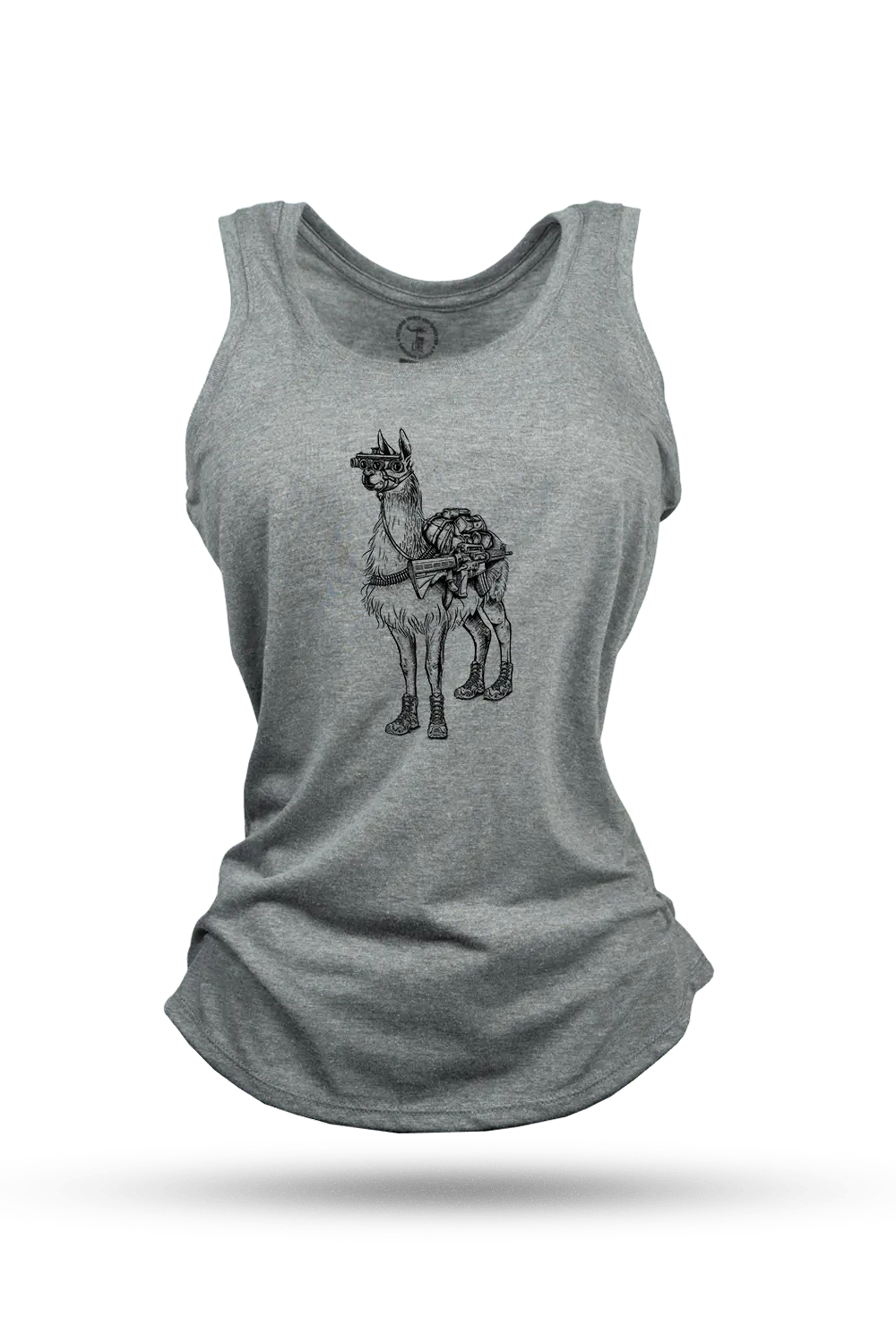 Women's Racerback Tank - Freedom Llama 1