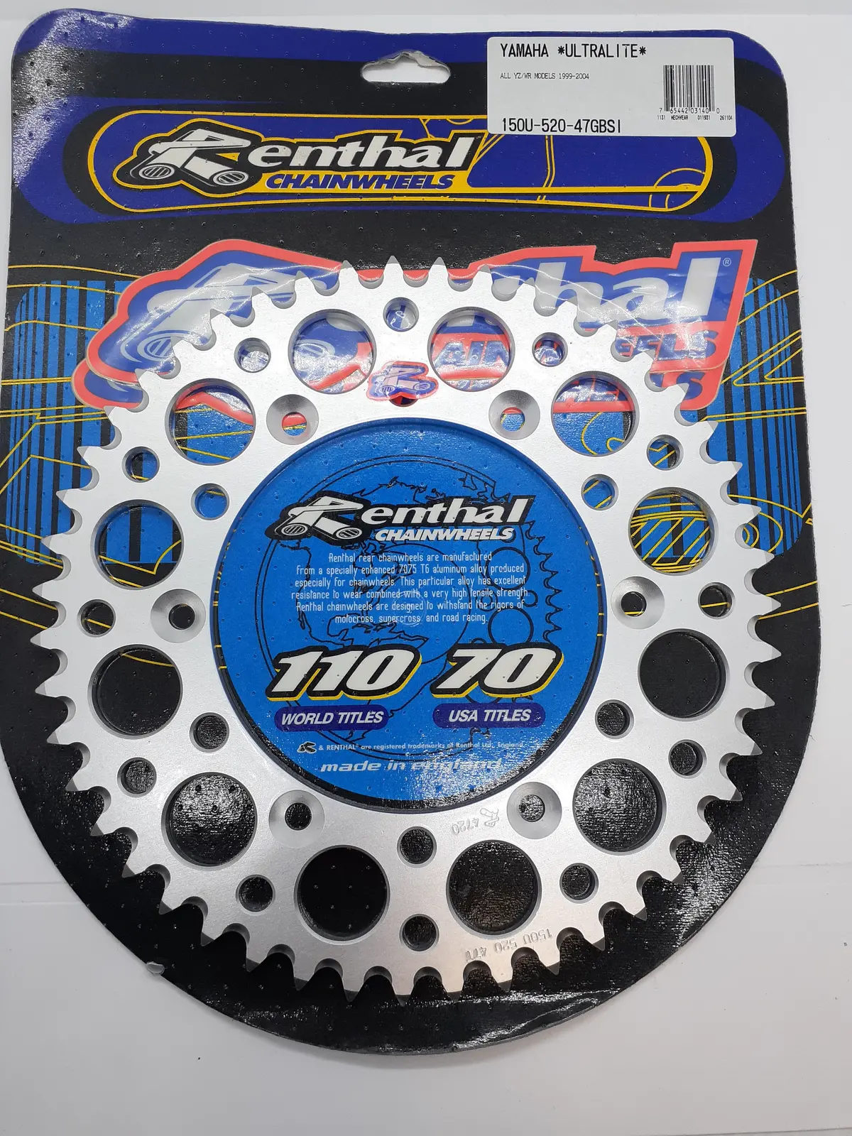 Yz, Wr Renthal Ultralite Rear 48T Sprocket 1