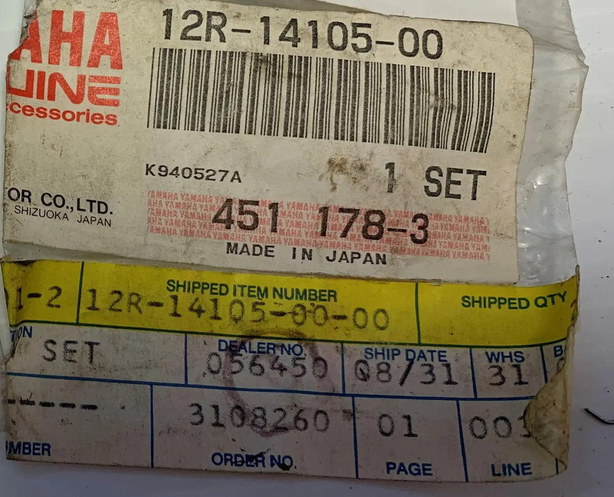 Yamaha Pilot Screw Set 1