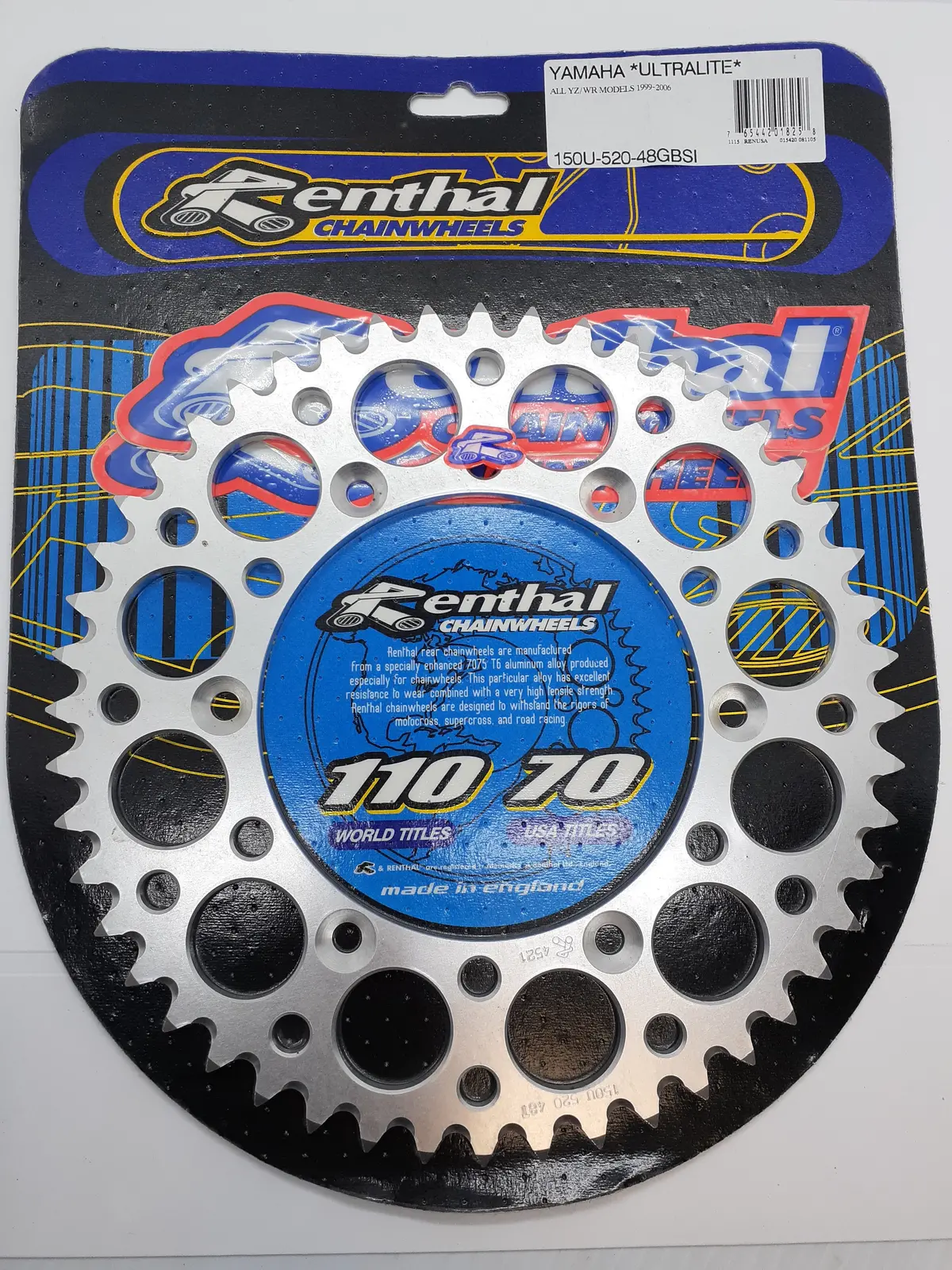 Yz, Wr Renthal Ultralite Rear 48T Sprocket 1