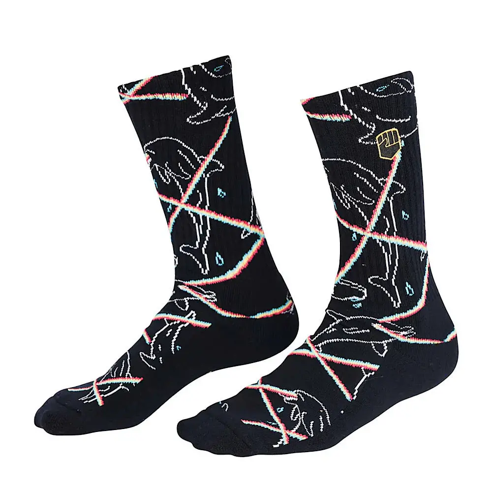 Fist Handwear Lazer Dolphin Crew Sock 1