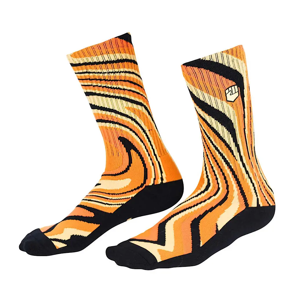 Fist Handwear 70'S Swirl Crew Sock 1