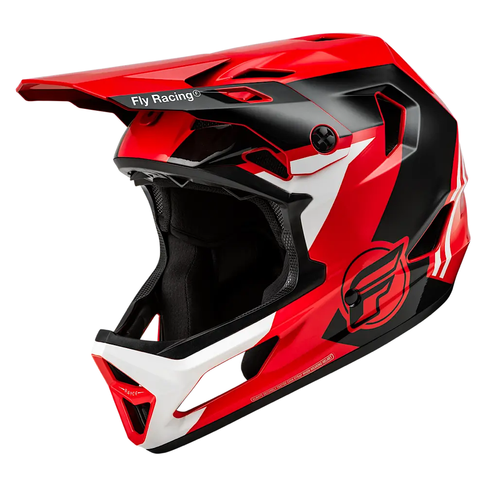 Fly Racing Rayce Helmet Red/Black/White 1